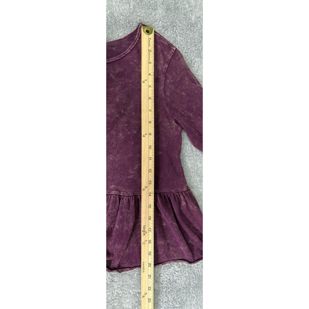 We the Free People Small Magenta Project Social T In A Line‎ Peplum Tee Shirt - Picture 6 of 9